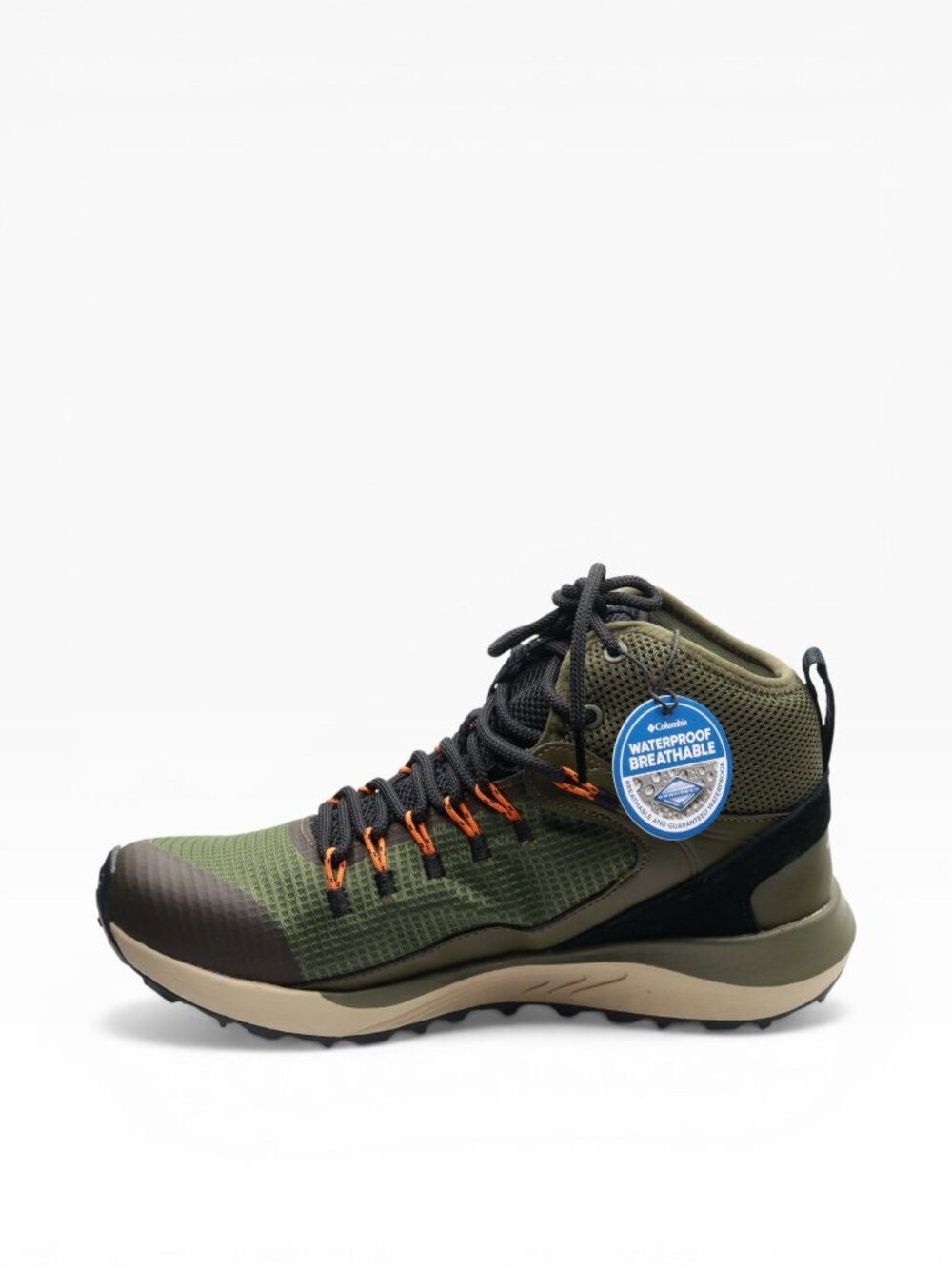 Columbia Men's Trailstorm Mid Waterproof, Nori/Black, 8.5